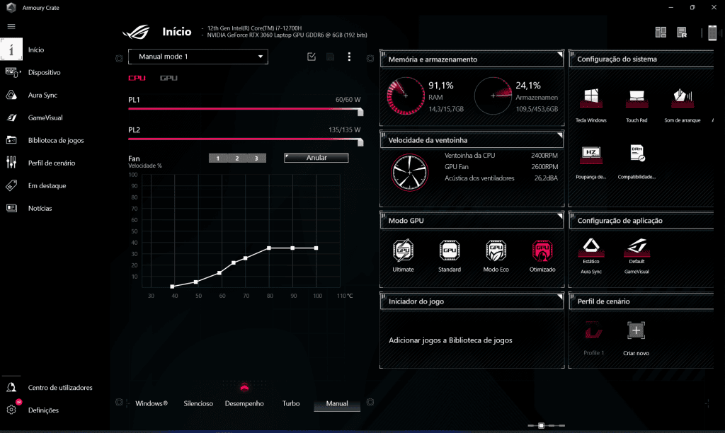 Review: asus rog zephyrus m16, een droom gaming-notebook asus armour create-app