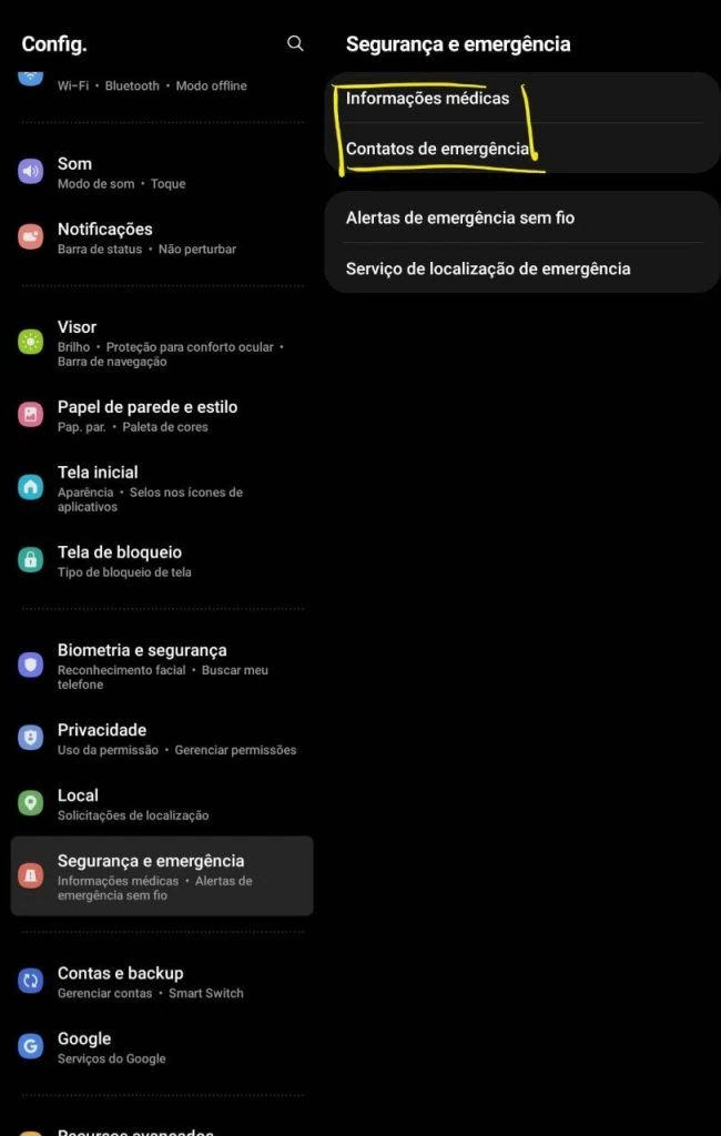 Android Emergency SOS를 활성화하는 방법은 무엇입니까? 삼성의 긴급 설정