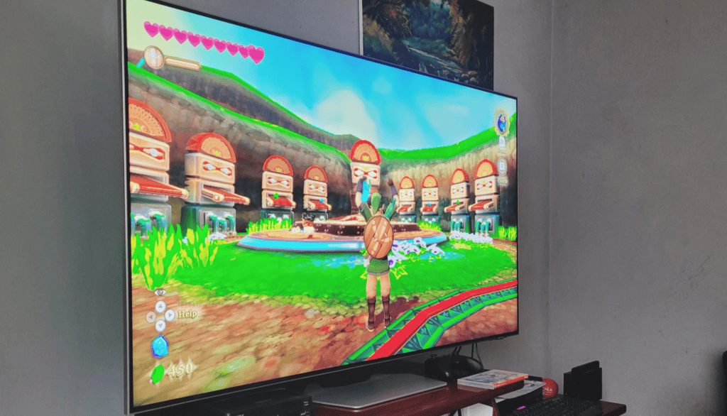 Обзор: Samsung Neo qled 4k qn85b Зельда на телевидении