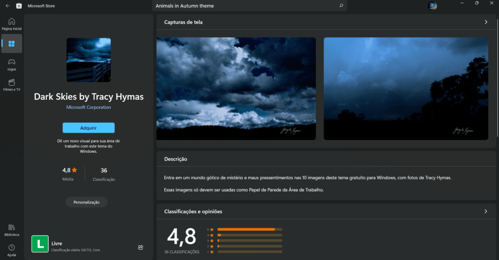 Dark skies by tracy hymas