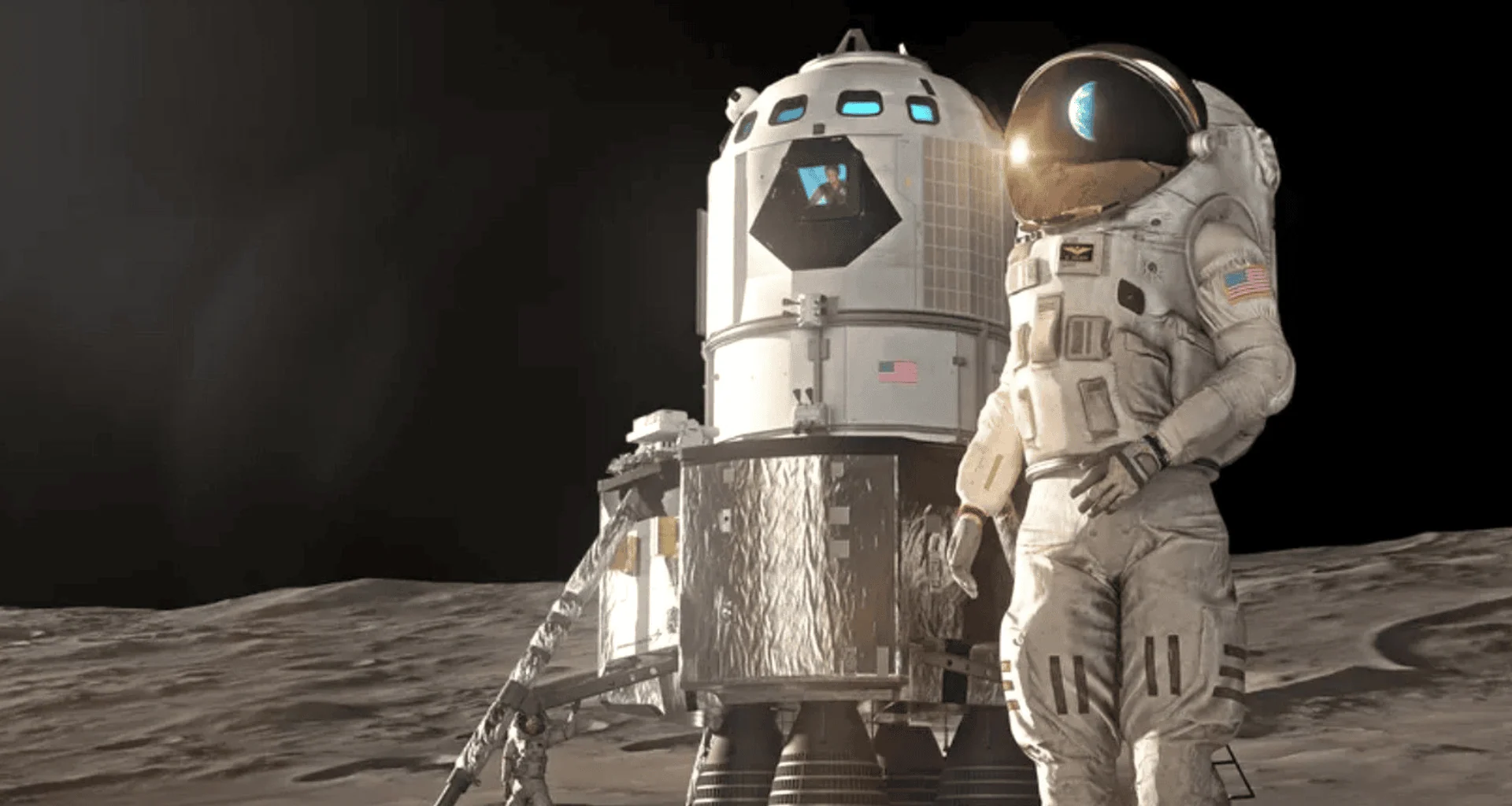 Astronauta na lua