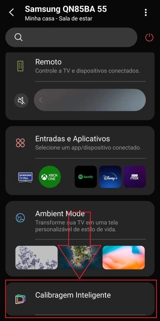 Samsung akıllı TV'lerde akıllı kalibrasyon nasıl kullanılır? TV kalibrasyon eğitiminden görüntü.