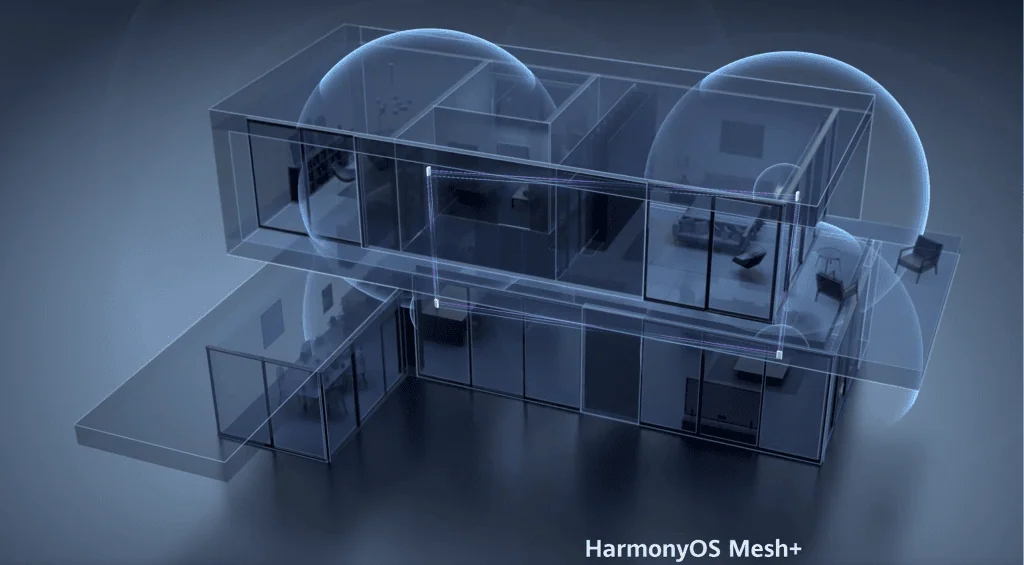 Roteador huawei wifi mesh 3 chega ao brasil com wifi 6 plus Desenho mostrando como a rede mesh funciona