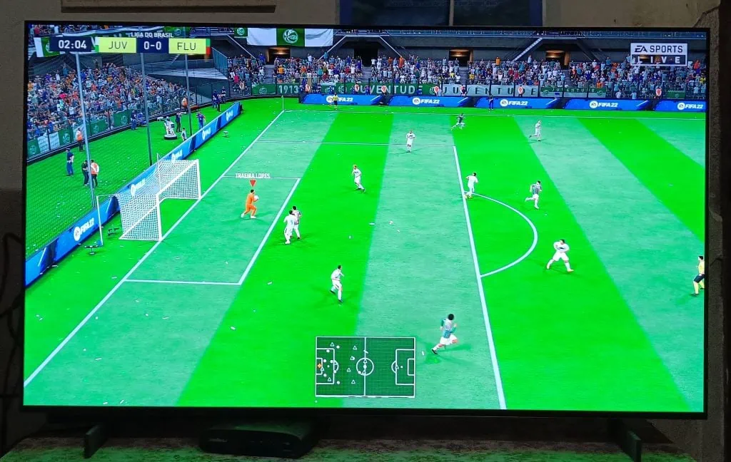 Recension: smart tv lg oled evo c2 Fifa 22 spelas på lg c2 42