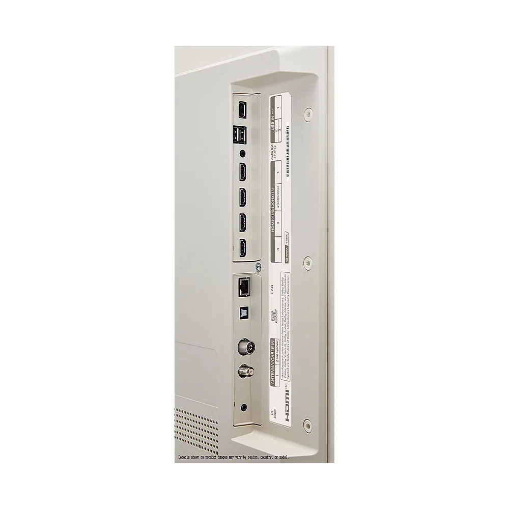 Recension: smart tv lg oled evo c2 Baksidan av smart tv lg oled evo c2