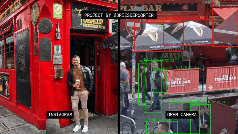 Artista identifica influenciadores em câmeras de vigilância usando ia Registro de câmeras de vigilância abertas que flagram influenciadores criando conteúdo para o instagram. Reprodução: dries depoorter para o seu projeto, "the follower"