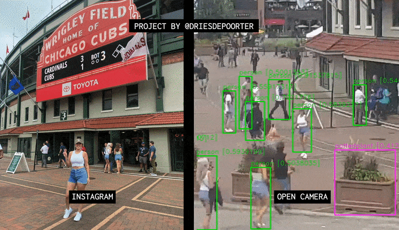 Artista identifica influenciadores em câmeras de vigilância usando ia Registro de câmeras de vigilância abertas que flagram influenciadores criando conteúdo para o instagram. Reprodução: dries depoorter para o seu projeto, "the follower"