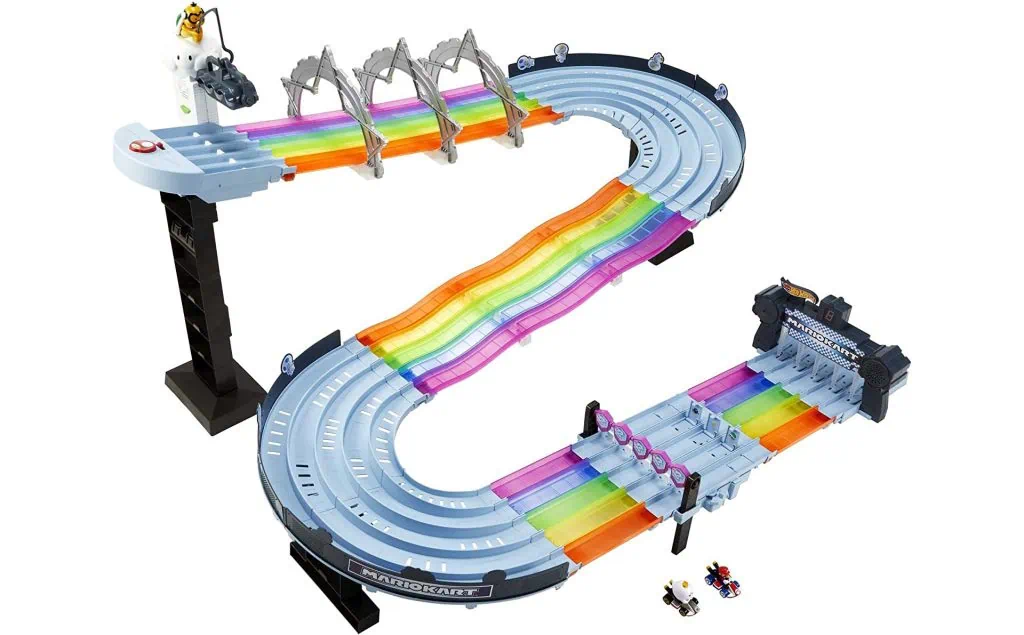 Historien om Mario Kart heta hjul rainbow road