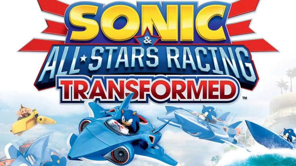 Historien om Mario Kart Omslagsbild för sonic all starts racing transformerad