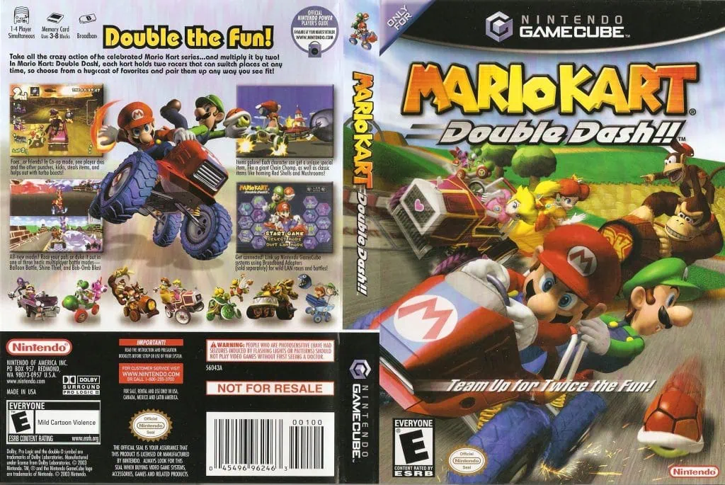 Historien om Mario Kart Mario kart doudle dash spelskydd fram och bak för spelkub