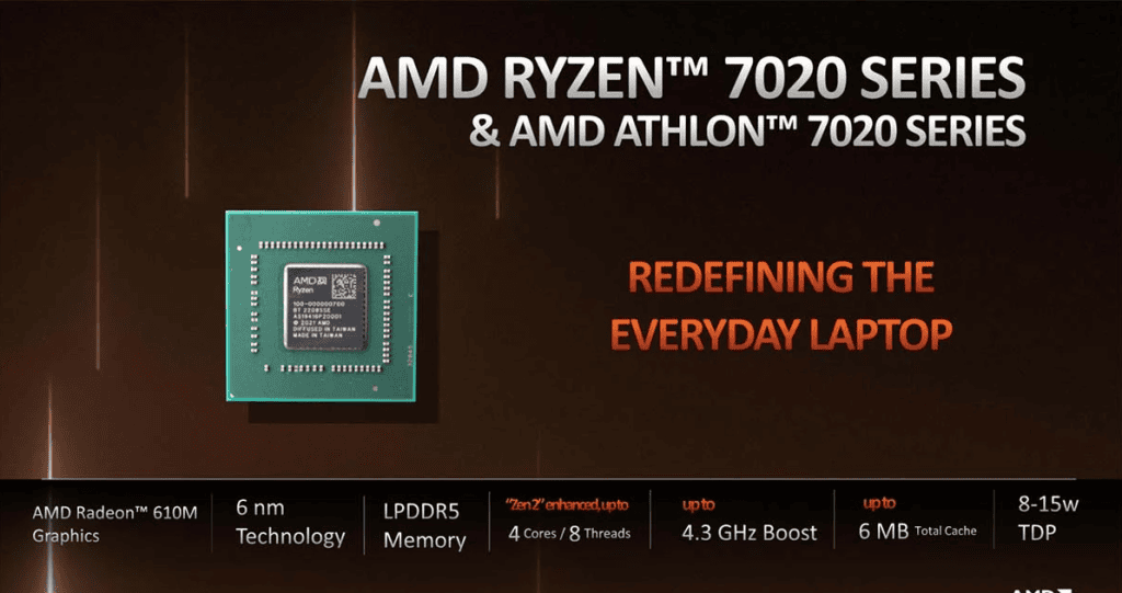 AMD annonce des processeurs mendocino, axés sur les ordinateurs portables d'entrée de gamme Amd