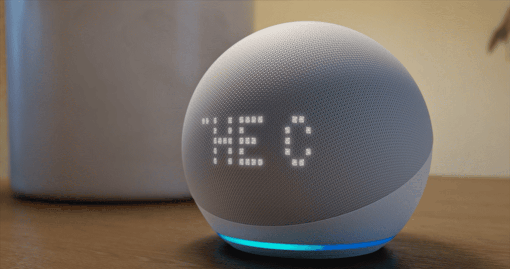 Echo dot de 5ª geração poderá ser utilizado como ponto de wi-fi mesh Alto-falante do echo dot de 5ª geração com relógio