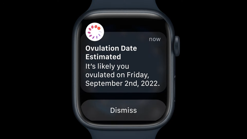 Dados de ovulação futura do apple watch 8