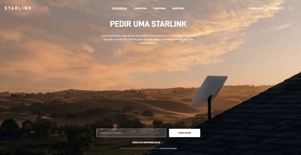 Starlink 在巴西将价格减半 Starlink 在巴西将价格减半