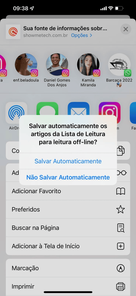 如何将网页保存在 iPhone 和 iPad 上以供离线查看 关于如何通过 safari 在 iphone 上保存网页的教程:第 4 步。回放:lucas gomes, showmetech