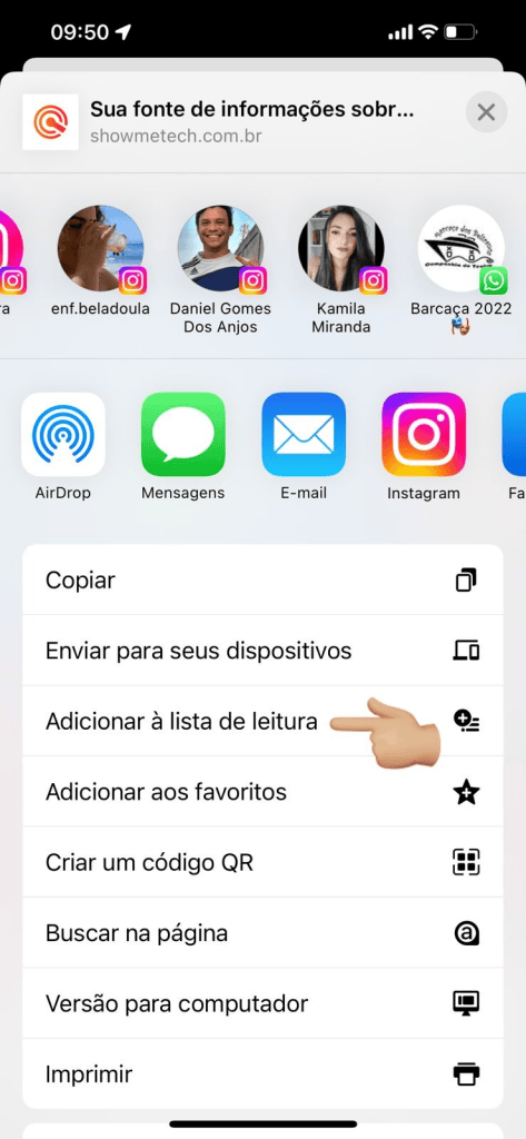 如何将网页保存在 iPhone 和 iPad 上以供离线查看 关于如何通过 google chrome 在 iphone 上保存网页的教程:步骤 2。回放:lucas gomes,showmetech
