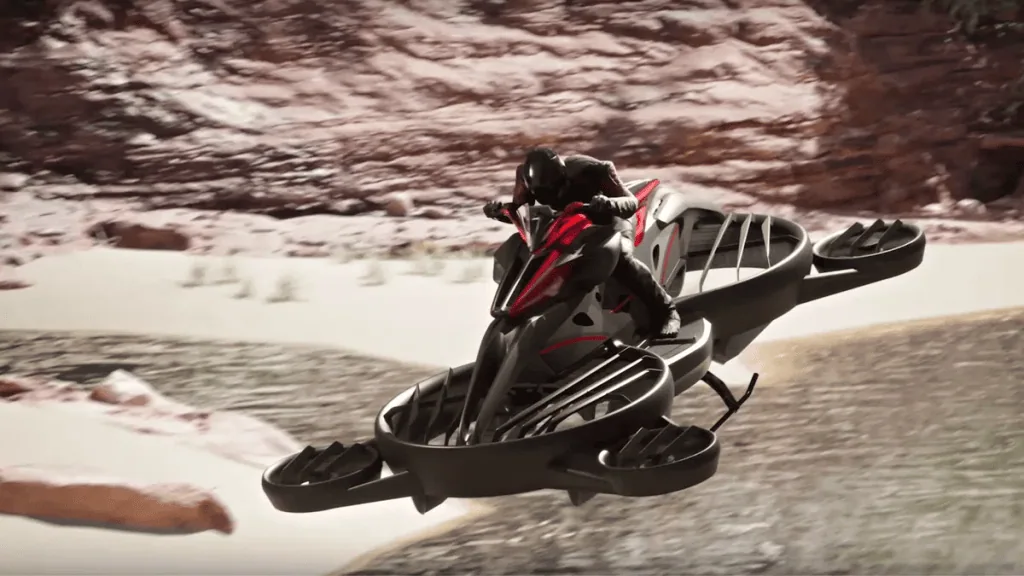Das erste fliegende Fahrrad der Welt | Trio Das Showmetech-Trio der Woche sprach auch über das weltweit erste fliegende Fahrrad, xturismo, das bis zu 100 km/h erreichen kann. Nachbau: Interessante Technik