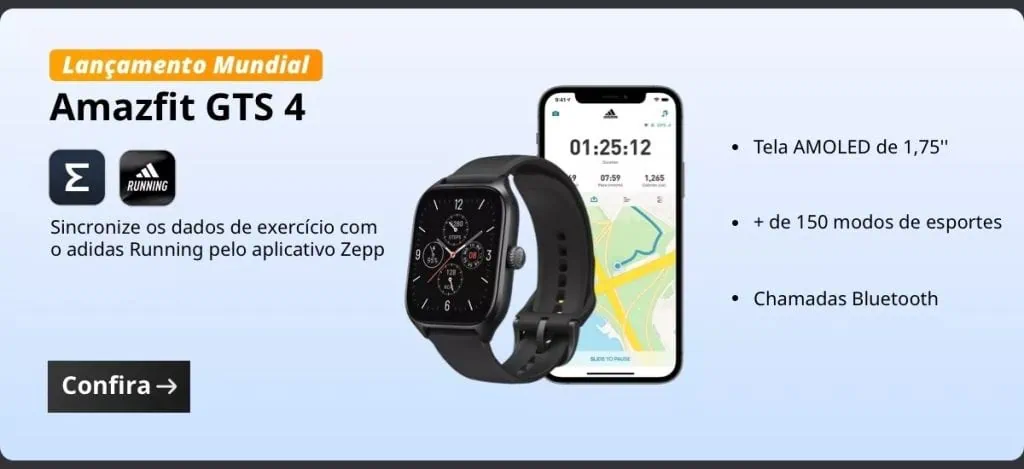 Amazfit gtr4 发布会以折扣价 2 天到货 amazfit gtr4 的发布标志着 amazfit 和全球速卖通之间的合作关系。 回放:amazfit