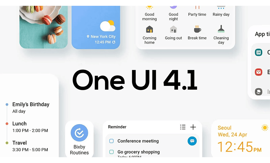 램 플러스는 삼성 전화를 느리게 삼성 휴대폰에서 실행되는 one ui 4의 로고