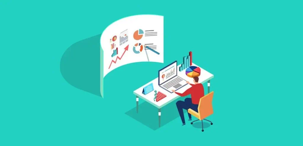 Como deixar de ser espionado pelo facebook na internet A imagem mostra uma ilustração de uma pessoa usando o computador