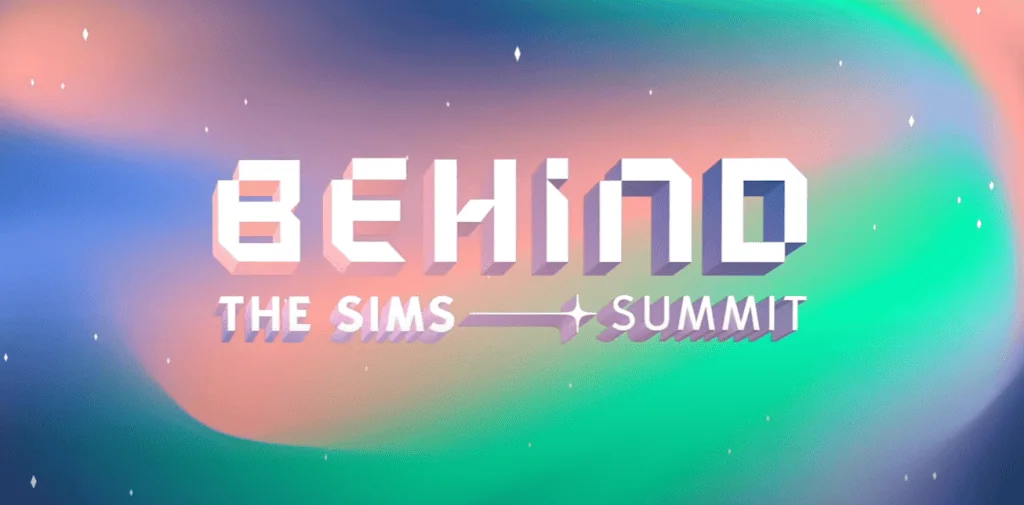 Bak the sims toppmøte offisielle begivenhet som viste frem rene-prosjektet - the sims 5