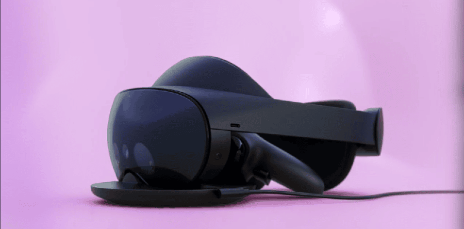 Meta quest pro: óculos de realidade mista é lançado por us$ 1. 499 Base de carregamento do meta quest pro, novo óculos de realidade mista