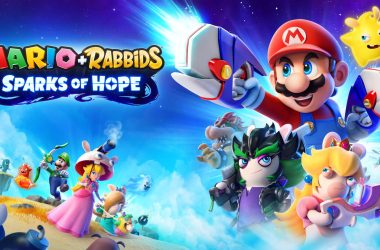 Jogo mario rabbids sparks of hope com personagens coloridos, gráficos vibrantes e jogabilidade envolvente.