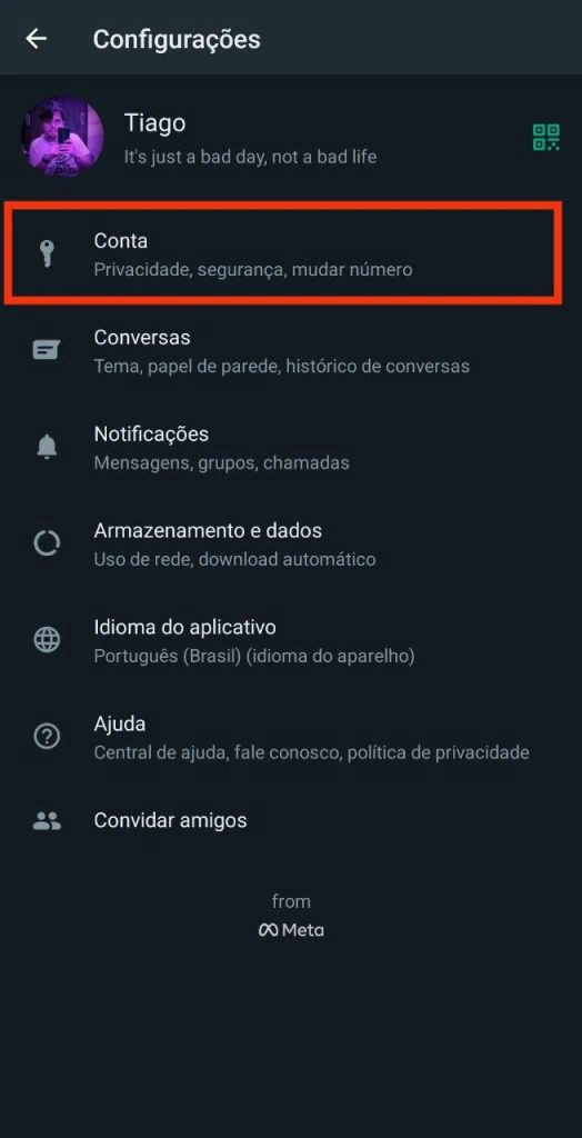 Como ficar offline no whatsapp Configurações do whatsapp