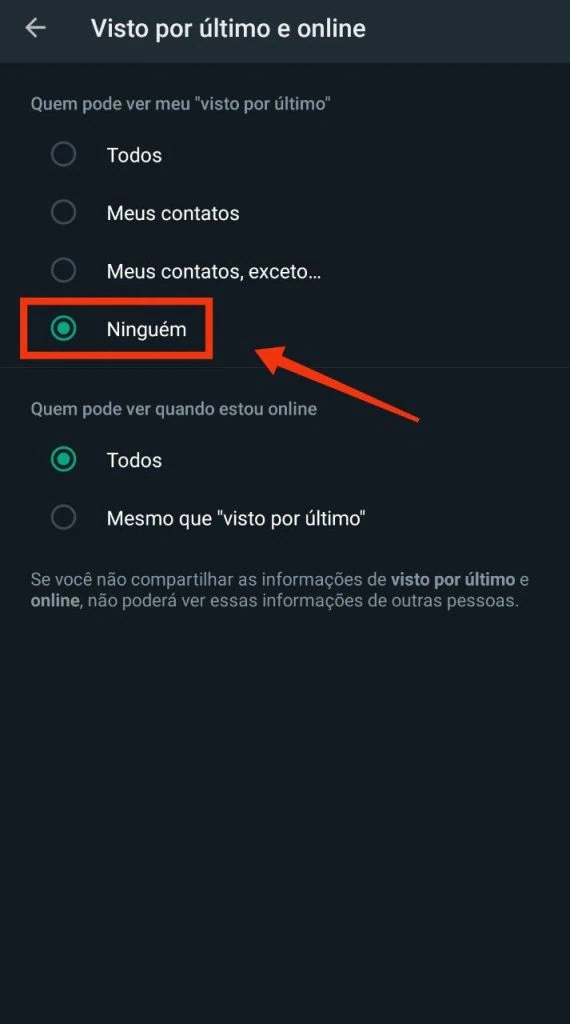 Como ficar offline no whatsapp Visto por último no whatsapp