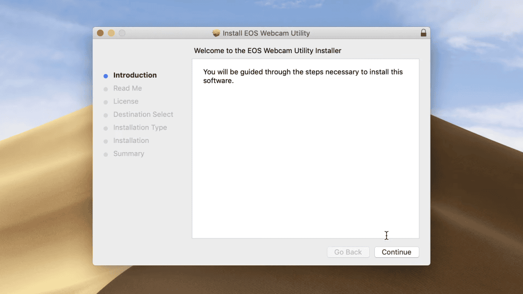 DSLR fotoğraf makineleri web kamerası olarak nasıl kullanılır? Canon yazılımını Mac'e yükleme.