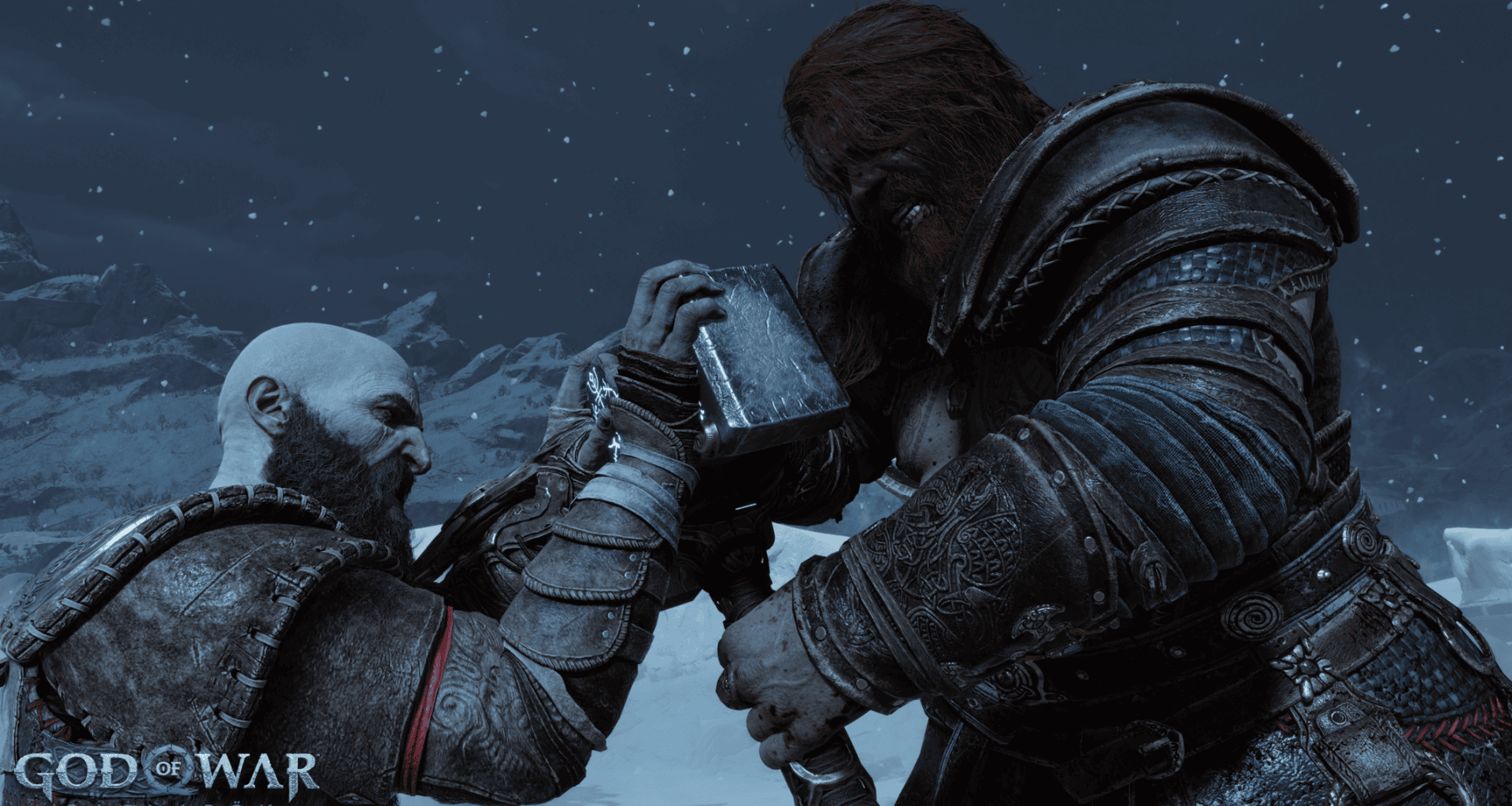 Kratos contra thor em god of war ragnarok