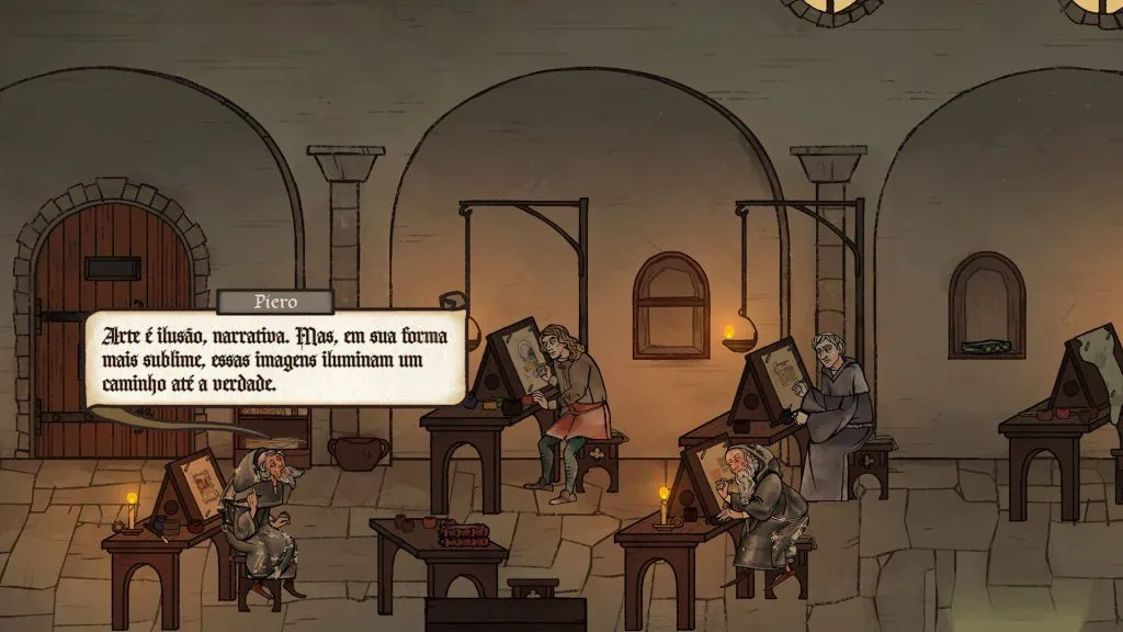 Review: pentiment entra para o hall de obras-primas da obsidian Review: pentiment entra para o hall de obras-primas da obsidian. Precisão histórica e amor por tipografia são os pilares da narrativa investigativa centrada no governo eclesiástico da idade média. Confira mais um triunfo da obsidian!