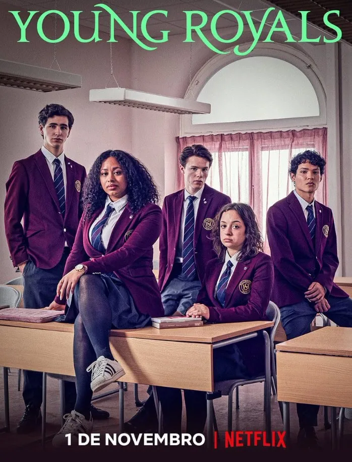 20 séries da netflix que você não pode deixar de assistir Pôster oficial de young royals