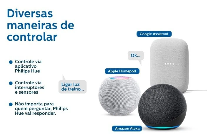 Review: philips hue starter kit, lâmpada inteligente e versátil Luminaria philips hue go é compatível com alexa e google assistente