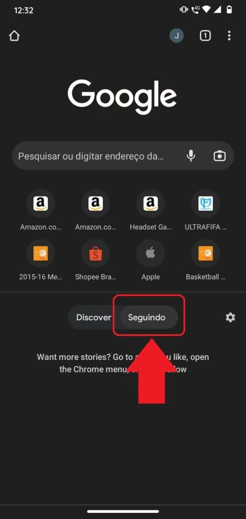 Cómo seguir sitios web usando Google Chrome para Android Descubre los sitios que estás siguiendo