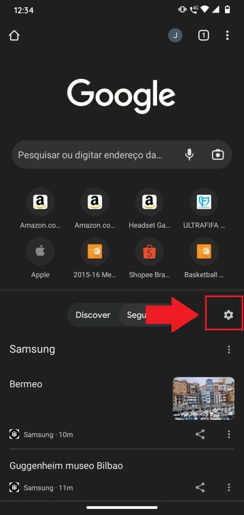 Cómo seguir sitios web usando Google Chrome para Android Cómo dejar de seguir varios sitios web