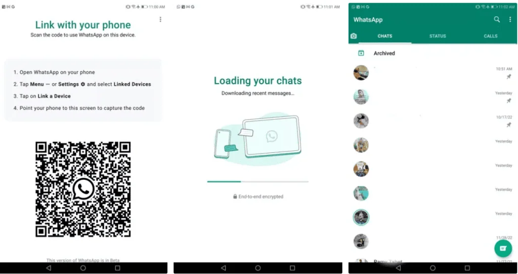 Whatsapp for nettbrett fungerer nå med samme smarttelefonnummer. Betaversjon av whatsapp for nettbrett lar den samme smarttelefonkontoen brukes på enheten, da det allerede skjer i nettversjonen