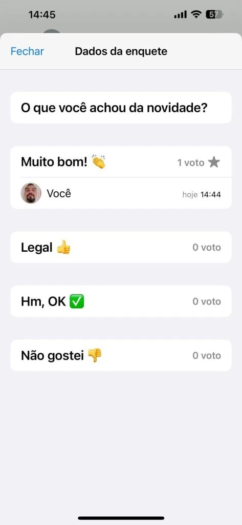 Como fazer enquete no whatsapp Como usar as enquetes do whatsapp