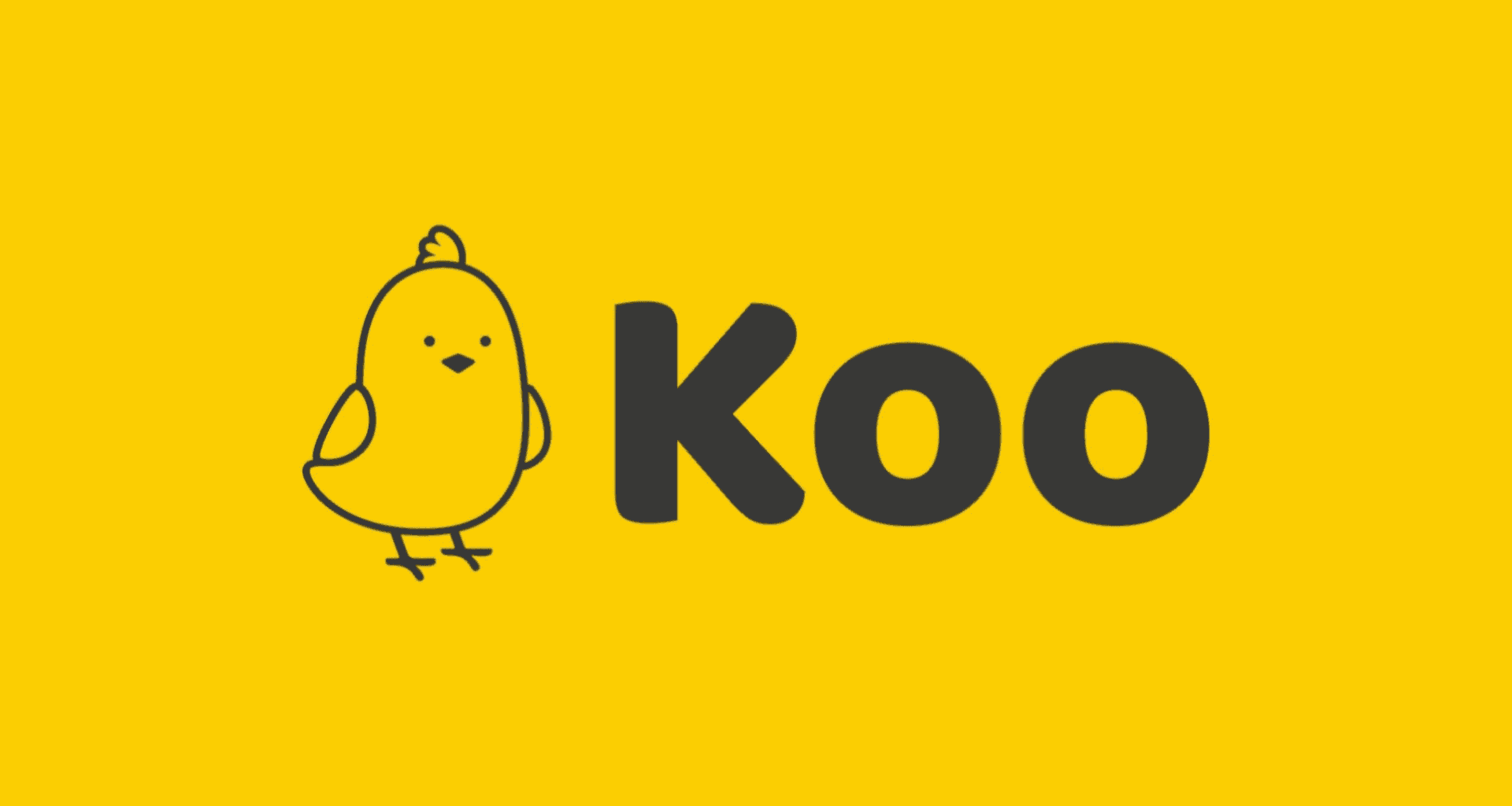 Logo da rede social koo