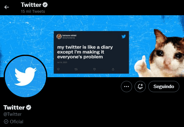 Twitter lança novo selo de contas verificadas para evitar fake news Perfil oficial do twitter com novo selo de contas verificadas da rede social