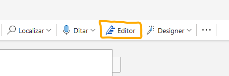 Como ativar o editor no word web