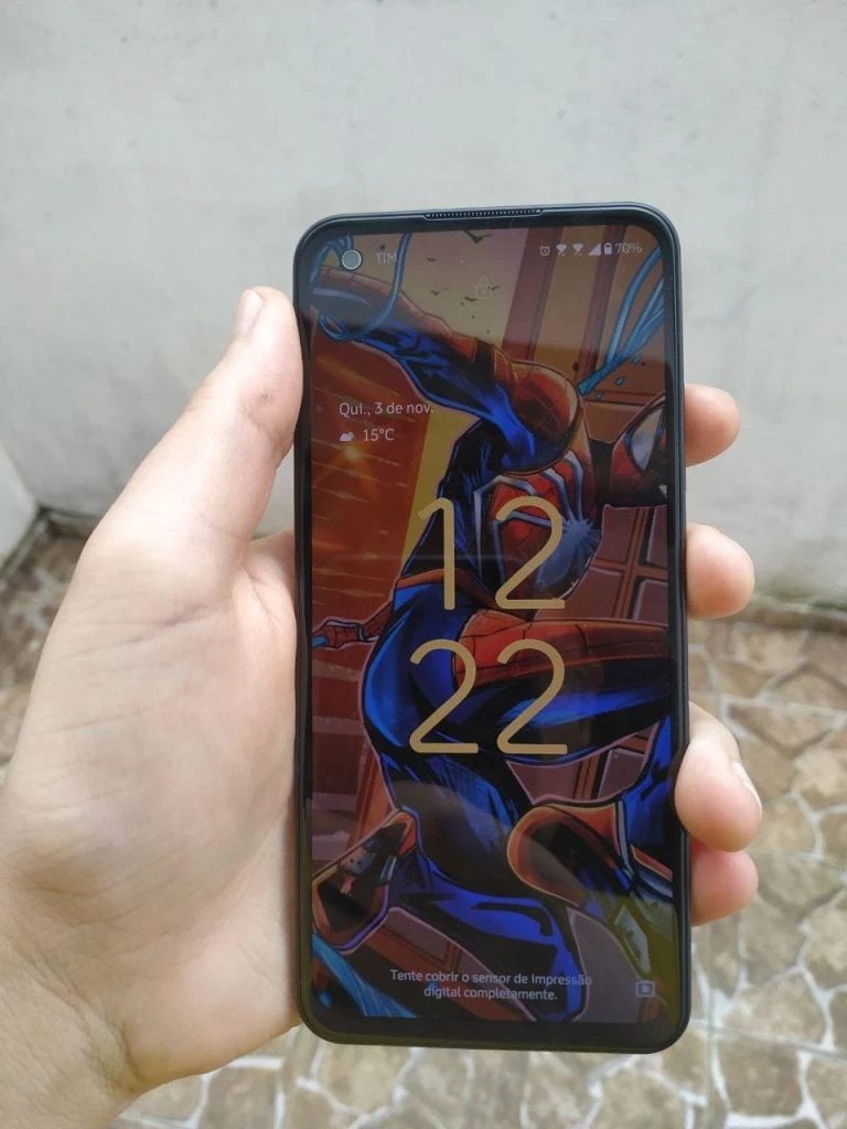 Review: asus zenfone 9 Tela bloqueada do zenfone 9