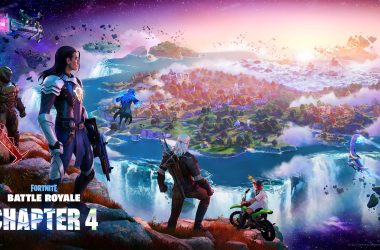 A imagem oficial de fortnite capítulo 4