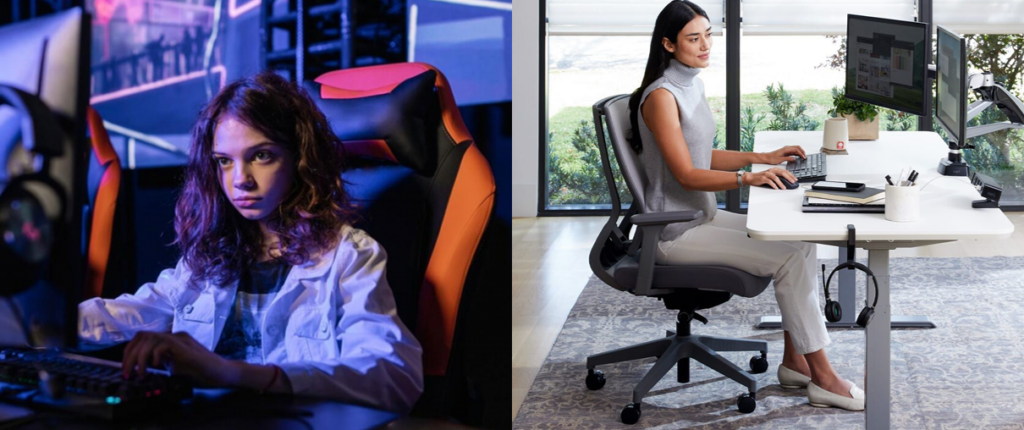 Cadeira gamer ou cadeira de escritório, qual a melhor? - imagem ilustrativa