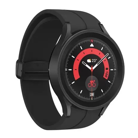 Entre as nossas sugestões de presente de natal está o smartwatch galaxy watch5 pro (+ buds2 pro)! Não deixe de conferir! Imagem: samsung