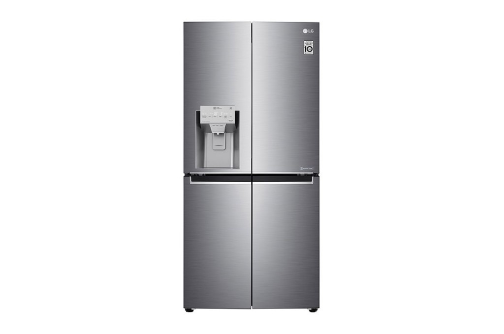 Entre as nossas sugestões de presente de natal está a geladeira smart lg french door 428 l! Não deixe de conferir! Imagem: lg