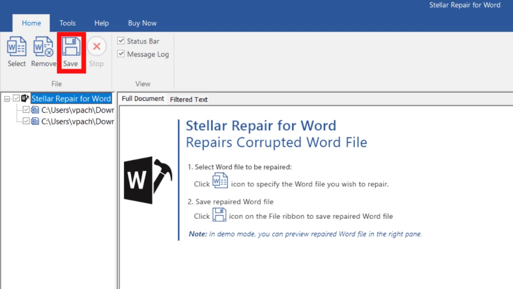 如何修复 word、excel、powerpoint 和 pdf 文件 使用 Stellar 工具包修复文件