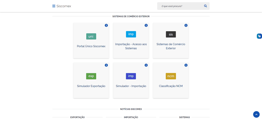 Impostos de importação: aprenda como e quando calcular valor Interface do siscomex