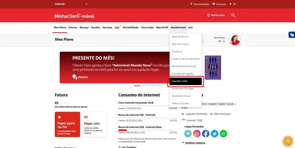 Como cancelar o plano de celular da claro, tim ou vivo Imagem ilustrativa de como cancelar o plano de celular da claro