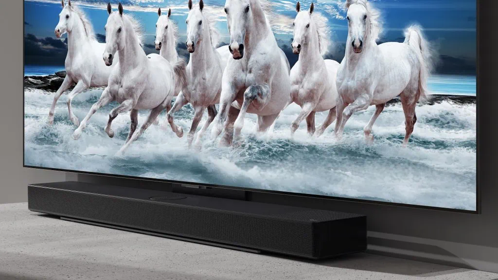 Ces 2023: conheça a sc9 e se6, as mais novas soundbars da lg Novos soundbars da lg são anunciados na ces 2023- imagem ilustrativa